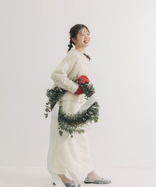 YUNA SANTA】イルミネーションニット 【低身長・小柄女性】（ニット