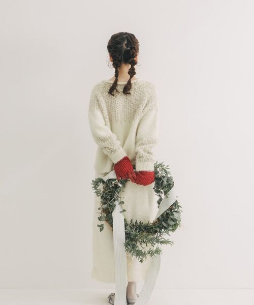 YUNA SANTA】イルミネーションニット 【低身長・小柄女性】（ニット