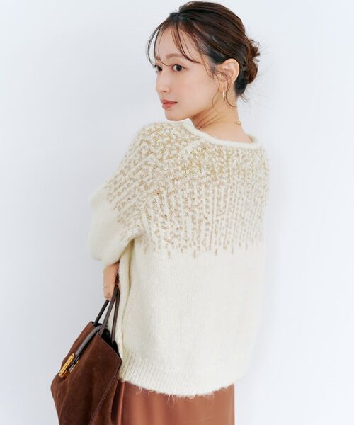 YUNA SANTA】イルミネーションニット 【低身長・小柄女性】（ニット