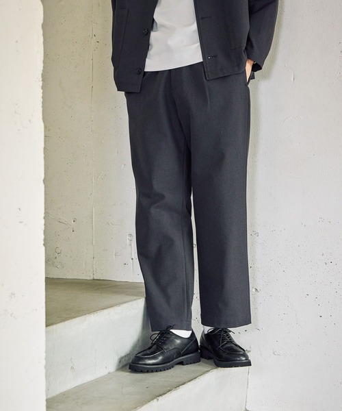 GLOBAL WORK(グローバルワーク)の「SOLOTEX(R)お手入れらくらく/イージーパンツ/612488(その他パンツ・メンズ・ネイビー/チャコールグレー/モカ・X-LARGE/LARGE/MEDIUM/SMALL)」の3枚目の写真