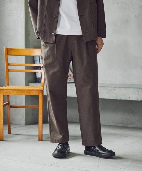 GLOBAL WORK(グローバルワーク)の「SOLOTEX(R)お手入れらくらく/イージーパンツ/612488(その他パンツ・メンズ・ネイビー/チャコールグレー/モカ・X-LARGE/LARGE/MEDIUM/SMALL)」の9枚目の写真