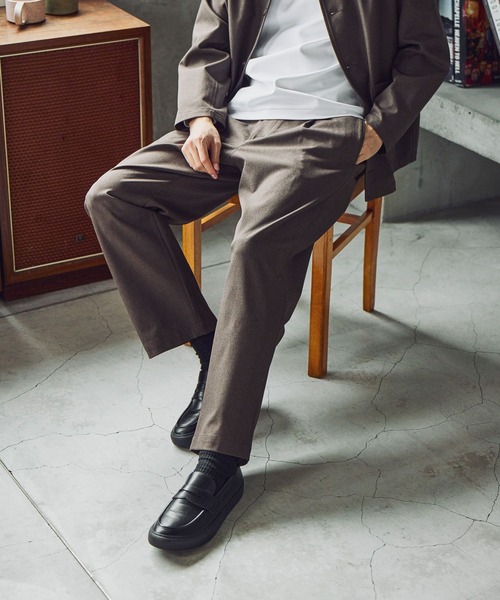 GLOBAL WORK(グローバルワーク)の「SOLOTEX(R)お手入れらくらく/イージーパンツ/612488(その他パンツ・メンズ・ネイビー/チャコールグレー/モカ・X-LARGE/LARGE/MEDIUM/SMALL)」の10枚目の写真