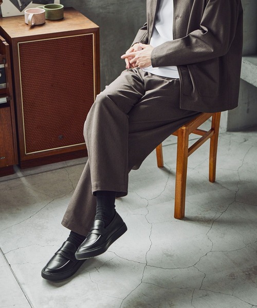 GLOBAL WORK(グローバルワーク)の「SOLOTEX(R)お手入れらくらく/イージーパンツ/612488(その他パンツ・メンズ・ネイビー/チャコールグレー/モカ・X-LARGE/LARGE/MEDIUM/SMALL)」の11枚目の写真