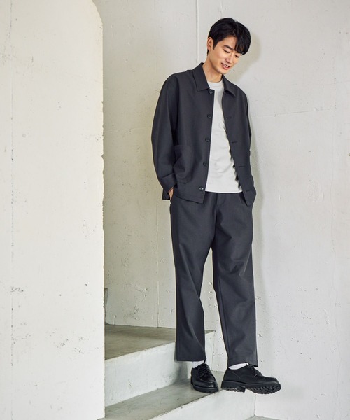 GLOBAL WORK(グローバルワーク)の「SOLOTEX(R)お手入れらくらく/イージーパンツ/612488(その他パンツ・メンズ・ネイビー/チャコールグレー/モカ・X-LARGE/LARGE/MEDIUM/SMALL)」の12枚目の写真