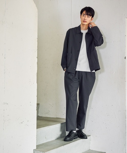 GLOBAL WORK(グローバルワーク)の「SOLOTEX(R)お手入れらくらく/イージーパンツ/612488(その他パンツ・メンズ・ネイビー/チャコールグレー/モカ・X-LARGE/LARGE/MEDIUM/SMALL)」の13枚目の写真