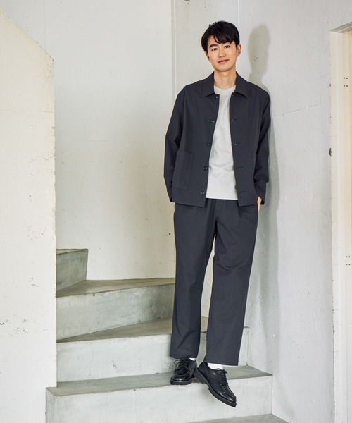 GLOBAL WORK(グローバルワーク)の「SOLOTEX(R)お手入れらくらく/イージーパンツ/612488(その他パンツ・メンズ・ネイビー/チャコールグレー/モカ・X-LARGE/LARGE/MEDIUM/SMALL)」の14枚目の写真