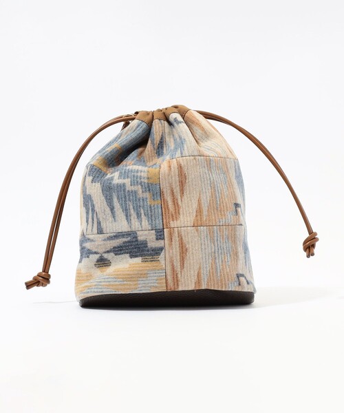 PENDLETON（ペンドルトン）の「【別注】PENDLETON ウールブランケット ミニバッグ（バックパック/リュック・メンズ・ダークグリーン/ブルー系その他2・FREE）」の13枚目の写真