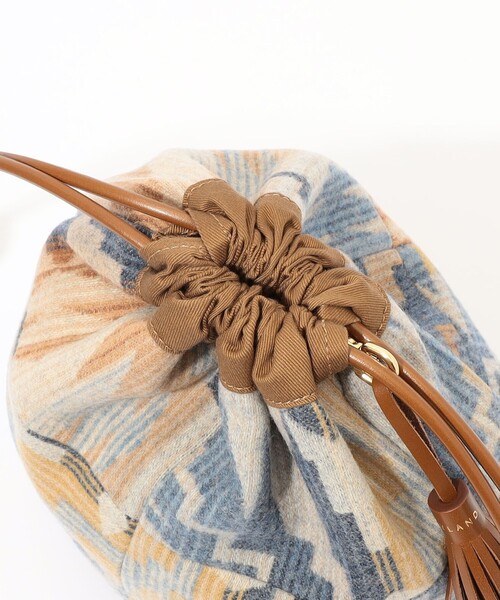 PENDLETON（ペンドルトン）の「【別注】PENDLETON ウールブランケット ミニバッグ（バックパック/リュック・メンズ・ダークグリーン/ブルー系その他2・FREE）」の14枚目の写真