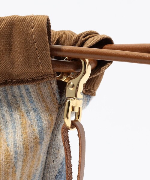 PENDLETON（ペンドルトン）の「【別注】PENDLETON ウールブランケット ミニバッグ（バックパック/リュック・メンズ・ダークグリーン/ブルー系その他2・FREE）」の5枚目の写真