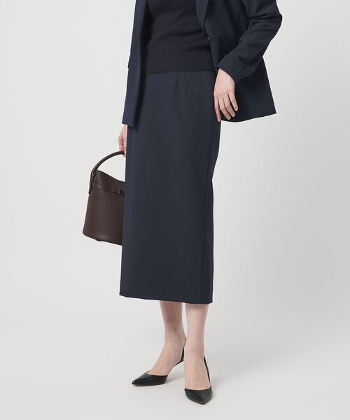 ダブルクロス タイトスカート ‐ウォッシャブル‐（スカート）｜UNITED