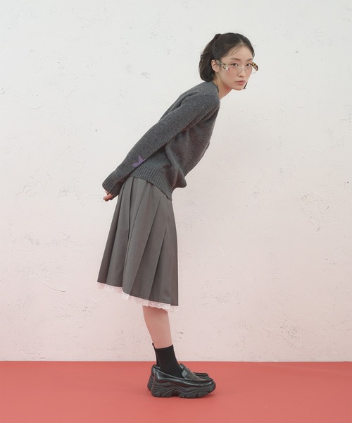 FCMM（エフシーエムエム）の「【日本限定】STAR CARDIGAN / スターカーディガン（カーディガン/ボレロ・レディース・アイボリー/グレー・SMALL/MEDIUM）」の8枚目の写真