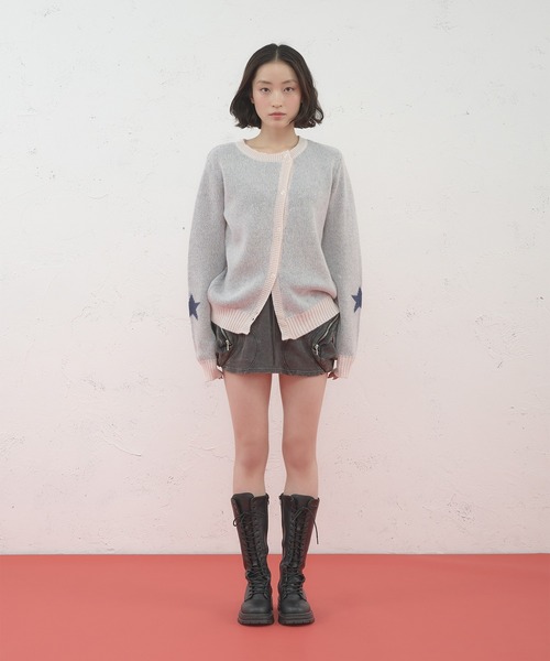 FCMM（エフシーエムエム）の「【日本限定】STAR CARDIGAN / スターカーディガン（カーディガン/ボレロ・レディース・アイボリー/グレー・SMALL/MEDIUM）」の15枚目の写真