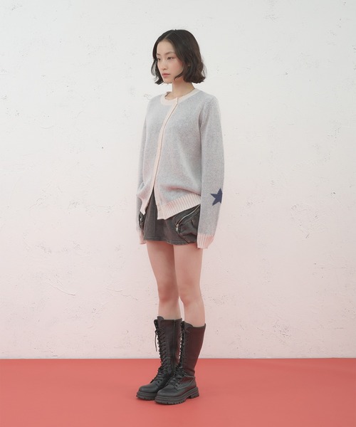 FCMM（エフシーエムエム）の「【日本限定】STAR CARDIGAN / スターカーディガン（カーディガン/ボレロ・レディース・アイボリー/グレー・SMALL/MEDIUM）」の16枚目の写真