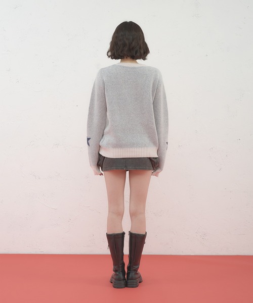 FCMM（エフシーエムエム）の「【日本限定】STAR CARDIGAN / スターカーディガン（カーディガン/ボレロ・レディース・アイボリー/グレー・SMALL/MEDIUM）」の17枚目の写真