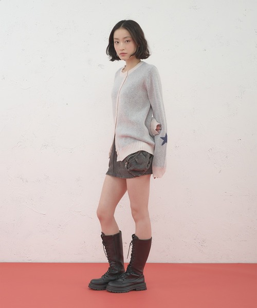 FCMM（エフシーエムエム）の「【日本限定】STAR CARDIGAN / スターカーディガン（カーディガン/ボレロ・レディース・アイボリー/グレー・SMALL/MEDIUM）」の18枚目の写真