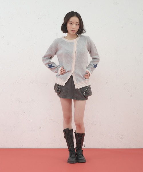 FCMM（エフシーエムエム）の「【日本限定】STAR CARDIGAN / スターカーディガン（カーディガン/ボレロ・レディース・アイボリー/グレー・SMALL/MEDIUM）」の19枚目の写真