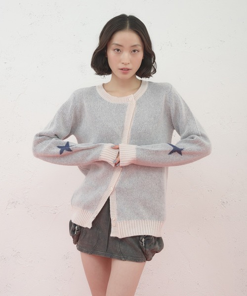 FCMM（エフシーエムエム）の「【日本限定】STAR CARDIGAN / スターカーディガン（カーディガン/ボレロ・レディース・アイボリー/グレー・SMALL/MEDIUM）」の14枚目の写真