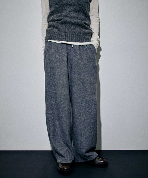HANNE（アン）の「ウールライクイージーパンツ（その他パンツ・レディース・グレー/ダークグレー・S/M）」の2枚目の写真