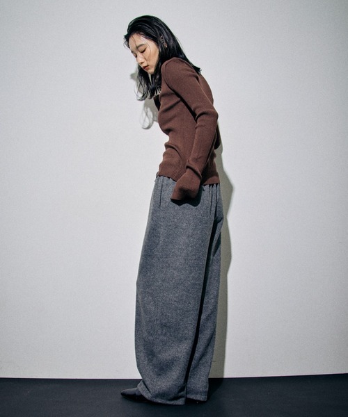 HANNE（アン）の「ウールライクイージーパンツ（その他パンツ・レディース・グレー/ダークグレー・S/M）」の20枚目の写真