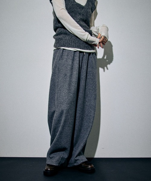 HANNE（アン）の「ウールライクイージーパンツ（その他パンツ・レディース・グレー/ダークグレー・S/M）」の7枚目の写真