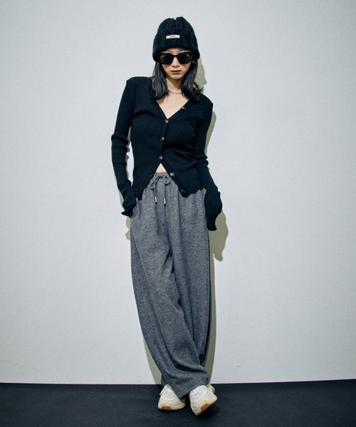 HANNE（アン）の「ウールライクイージーパンツ（その他パンツ・レディース・グレー/ダークグレー・S/M）」の14枚目の写真