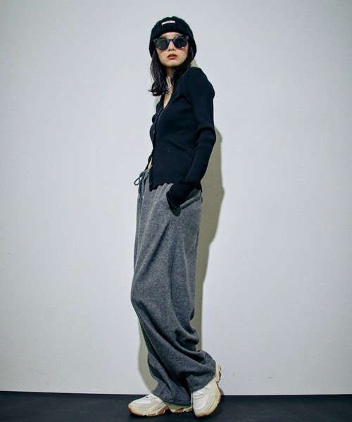 HANNE（アン）の「ウールライクイージーパンツ（その他パンツ・レディース・グレー/ダークグレー・S/M）」の16枚目の写真