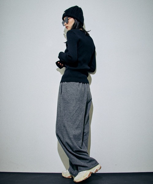 HANNE（アン）の「ウールライクイージーパンツ（その他パンツ・レディース・グレー/ダークグレー・S/M）」の17枚目の写真