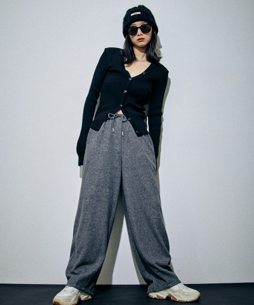 HANNE（アン）の「ウールライクイージーパンツ（その他パンツ・レディース・グレー/ダークグレー・S/M）」の19枚目の写真