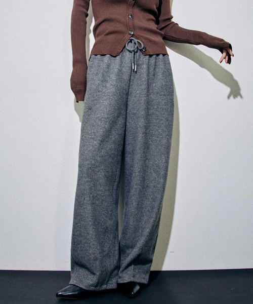 HANNE（アン）の「ウールライクイージーパンツ（その他パンツ・レディース・グレー/ダークグレー・S/M）」の21枚目の写真