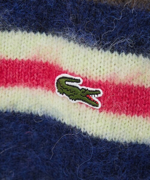 LACOSTE(ラコステ)の「【LACOSTE / ラコステ】アルパカブレンド ボーダーニットカーディガン(カーディガン/ボレロ・メンズ・ネイビー・M)」の6枚目の写真