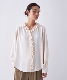 cloenc（クロエンス）の「【オケージョン/手洗い可】フリルブラウス（シャツ/ブラウス）」