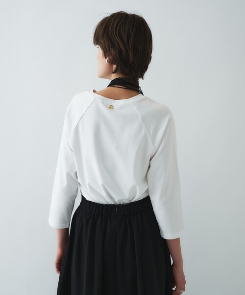 cloenc（クロエンス）の「【Philly chocolateコラボ】キャットプリントロングTシャツ（Tシャツ/カットソー・レディース・グレー系その他2/ベージュ系/ホワイト系1/ホワイト系2/グレー系その他/ベージュ系1・02）」の11枚目の写真