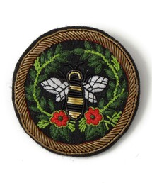 ANATHA（アナータ）の「ANATHA:刺繍 ブローチ（エンブレム）（ブローチ/コサージュ）」