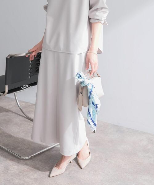 URBAN RESEARCH ROSSO WOMEN(アーバンリサーチ ロッソ)の「ストレッチジョーゼットスカート(スカート・レディース・ホワイト/グレー系その他/ネイビー・FREE)」の10枚目の写真