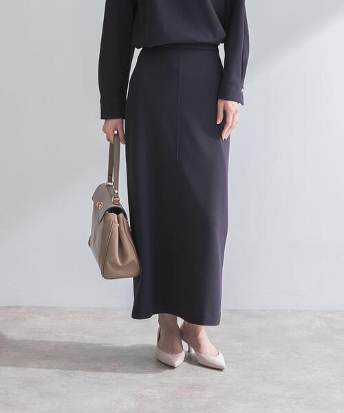 URBAN RESEARCH ROSSO WOMEN（アーバンリサーチ　ロッソ）の「ストレッチジョーゼットスカート（スカート・レディース・ホワイト/グレー系その他/ネイビー・FREE）」の19枚目の写真