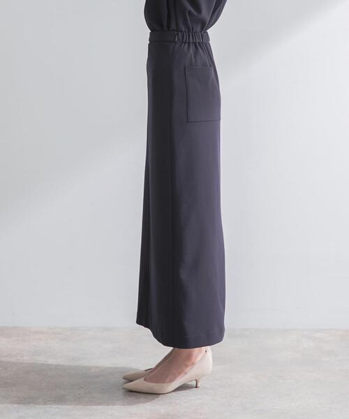 URBAN RESEARCH ROSSO WOMEN（アーバンリサーチ　ロッソ）の「ストレッチジョーゼットスカート（スカート・レディース・ホワイト/グレー系その他/ネイビー・FREE）」の14枚目の写真