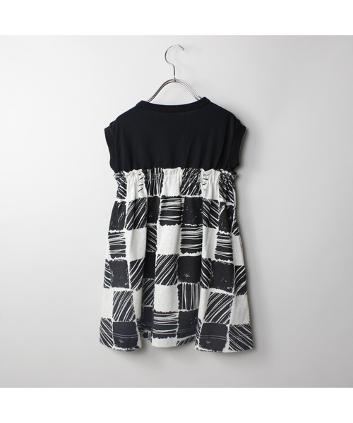 maarook（マルーク）の「ブロックチェックPTワンピース（ワンピース・キッズ・ブラック・130cm/120cm/110cm/100cm）」の9枚目の写真