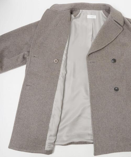 かぐれ(カグレ)の「ウールPコート(ピーコート・レディース・チャコールグレー/グレー・FREE)」の12枚目の写真
