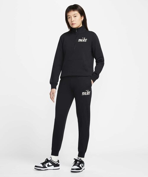 NIKE（ナイキ）の「ナイキ スポーツウェア クラブ フリース ウィメンズ ミッドライズ スウェットパンツ / Nike Sportswear Club Fleece Women’s Mid-Rise Sweatpants IQ3739-010 Black（スウェットパンツ・レディース・ブラック・L/XS/XL/S/M）」の6枚目の写真