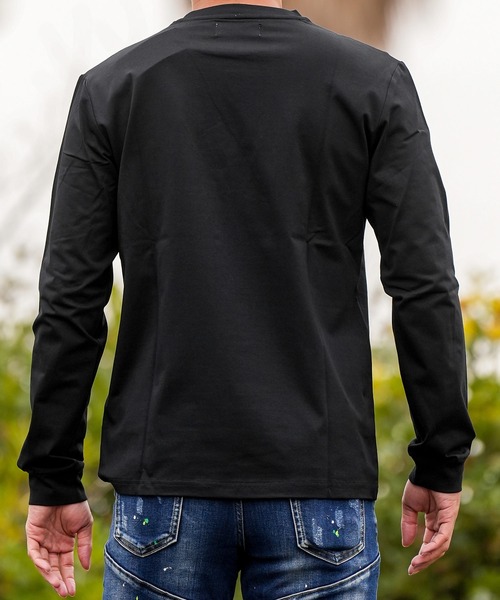 adamsJUGGLER(アダムスジャグラー)の「RTEG R.Sドッグロンティー(Tシャツ/カットソー・メンズ・ホワイト/ブラック・S/M/L/XL/XXL)」の14枚目の写真