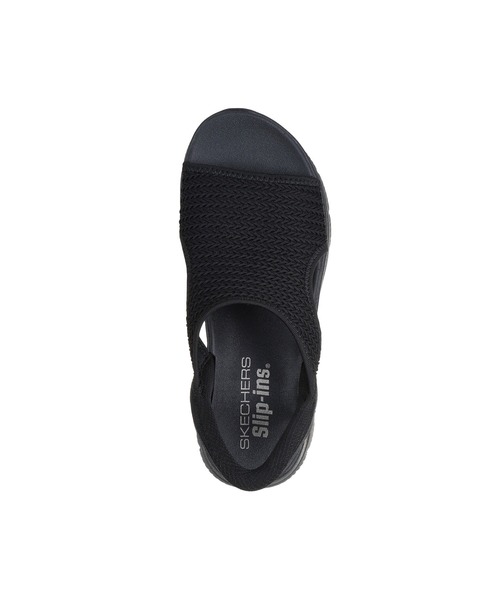 SKECHERS(スケッチャーズ)の「スケッチャーズ ハンズフリー スリップインズ サミッツ - スウィートリー エヴォルヴド(サンダル・レディース・ブラック/ベージュ・25cm/23cm/24cm)」の9枚目の写真
