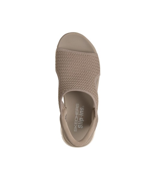 SKECHERS(スケッチャーズ)の「スケッチャーズ ハンズフリー スリップインズ サミッツ - スウィートリー エヴォルヴド(サンダル・レディース・ブラック/ベージュ・25cm/23cm/24cm)」の5枚目の写真