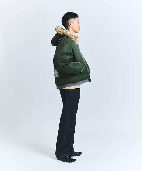 FAF(フェイク アス フラワーズ)の「FAF x FOSTEX MCD EXCLUSIVE HOODED BOMBER BLOUSON(MA-1・メンズ・ブラック/カーキ・2/1/3)」の13枚目の写真