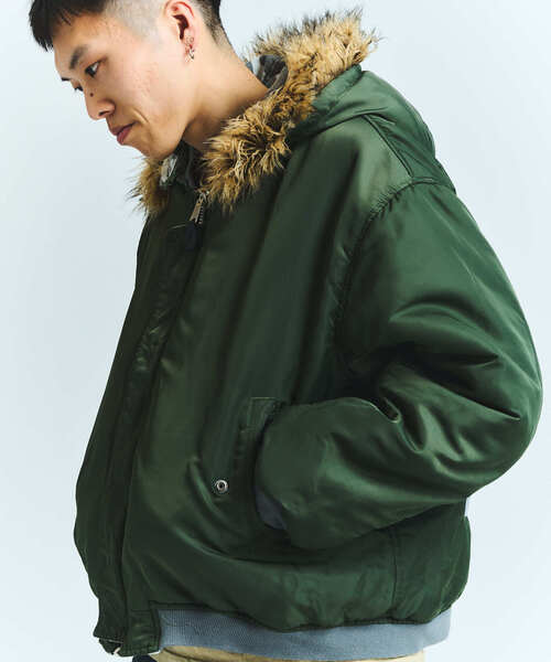 FAF x FOSTEX MCD EXCLUSIVE HOODED BOMBER BLOUSON（MA-1）｜FAF