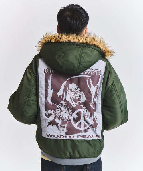 FAF x FOSTEX MCD EXCLUSIVE HOODED BOMBER BLOUSON（MA-1）｜FAF