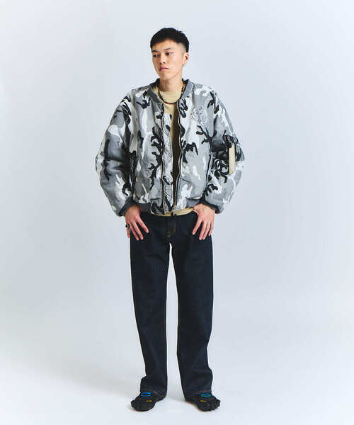 FAF(フェイク アス フラワーズ)の「FAF x FOSTEX MCD EXCLUSIVE HOODED BOMBER BLOUSON(MA-1・メンズ・ブラック/カーキ・2/1/3)」の19枚目の写真