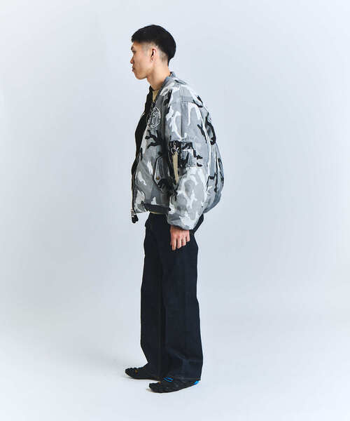 FAF x FOSTEX MCD EXCLUSIVE HOODED BOMBER BLOUSON（MA-1）｜FAF
