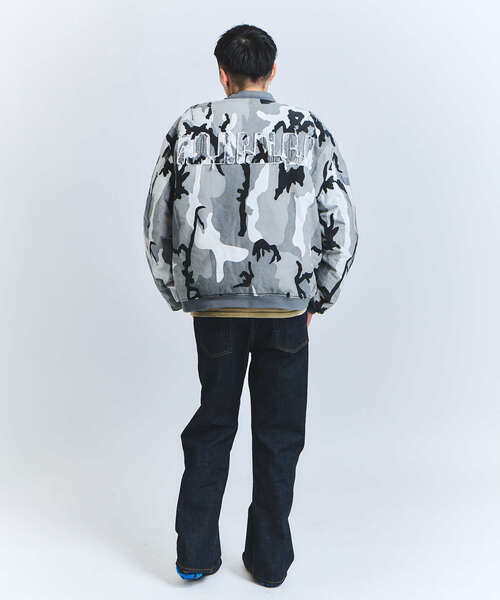FAF(フェイク アス フラワーズ)の「FAF x FOSTEX MCD EXCLUSIVE HOODED BOMBER BLOUSON(MA-1・メンズ・ブラック/カーキ・2/1/3)」の21枚目の写真