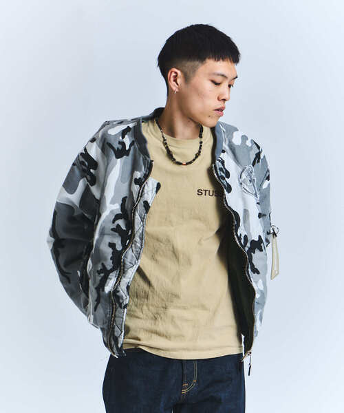 FAF x FOSTEX MCD EXCLUSIVE HOODED BOMBER BLOUSON（MA-1）｜FAF