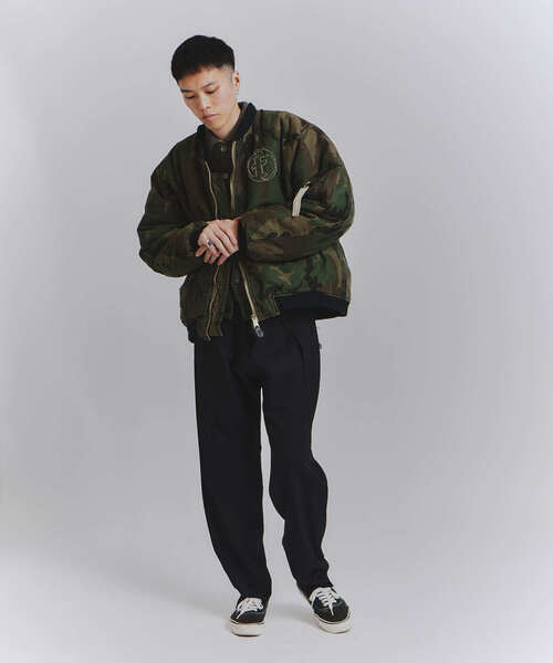 FAF x FOSTEX MCD EXCLUSIVE HOODED BOMBER BLOUSON（MA-1）｜FAF